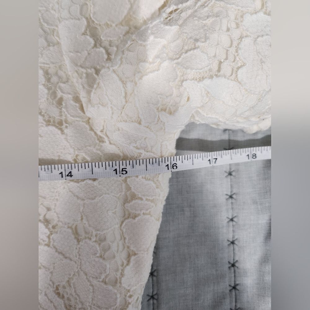Marciano cream colored lace jacket‎ - Picture 7 of 10
